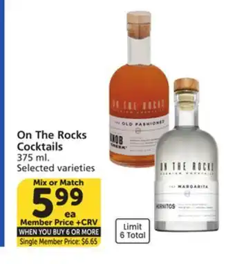 Albertsons On The Rocks Cocktails offer