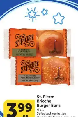 Albertsons St. Pierre Brioche Burger Buns offer
