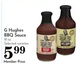 Pavilions G Hughes BBQ Sauce offer