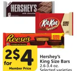 Pavilions Hershey's King Size Bars offer