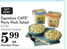 Pavilions Signature CAFE Party Pack Salad offer