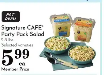 Pavilions Signature CAFE Party Pack Salad offer