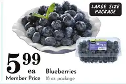 Pavilions Blueberries offer