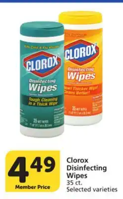 Pavilions Clorox Disinfecting Wipes offer