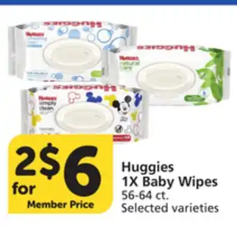 Pavilions Huggies 1X Baby Wipes offer