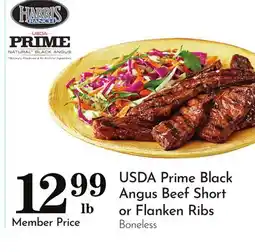 Pavilions USDA Prime Black Angus Beef Short or Flanken Ribs offer