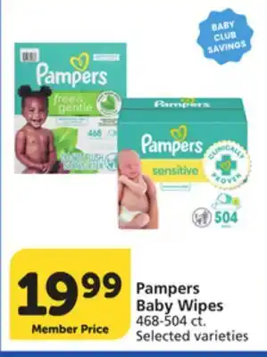 Pavilions Pampers Baby Wipes offer