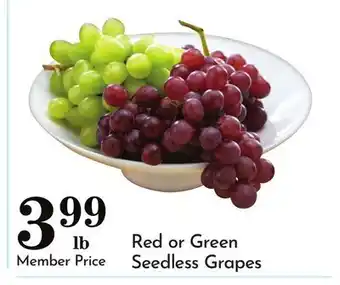Pavilions Red or Green Seedless Grapes offer