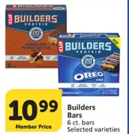 Pavilions Builders Bars offer