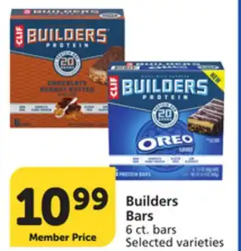 Pavilions Builders Bars offer