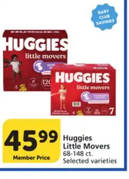 Pavilions Huggies Little Movers offer