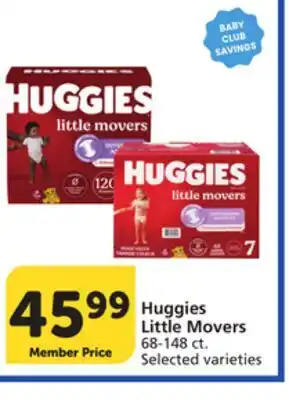 Pavilions Huggies Little Movers offer