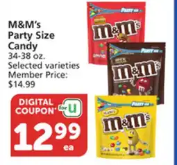 Pavilions M&M's Party Size Candy offer