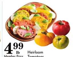 Pavilions Heirloom Tomatoes offer