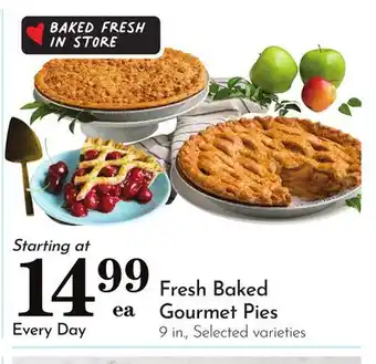 Pavilions Fresh Baked Gourmet Pies offer