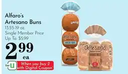 Pavilions Alfaro's Artesano Buns offer