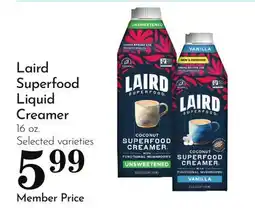 Pavilions Laird Superfood Liquid Creamer offer
