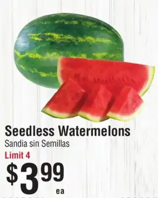 Smart & Final Seedless Watermelons offer