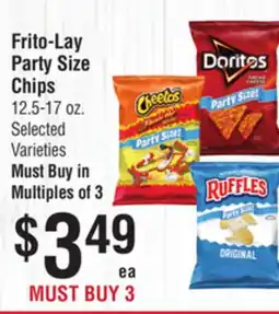 Smart & Final Frito-Lay Party Size Chips offer