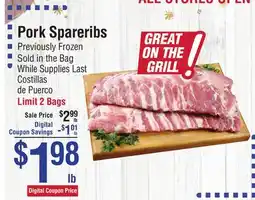 Smart & Final Pork Spareribs offer