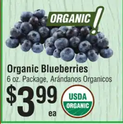 Smart & Final Organic Blueberries offer