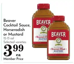 Pavilions Beaver Cocktail Sauce, Horseradish or Mustard offer