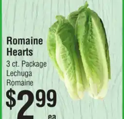 Smart & Final Romaine Hearts offer
