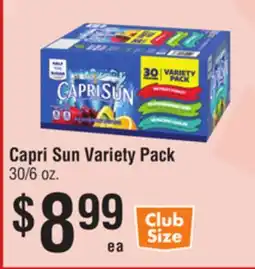Smart & Final Capri Sun Variety Pack offer