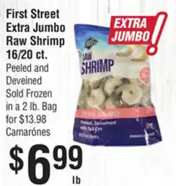 Smart & Final First Street Extra Jumbo Raw Shrimp 16/20 ct offer