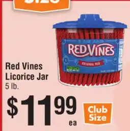Smart & Final Red Vines Licorice Jar offer