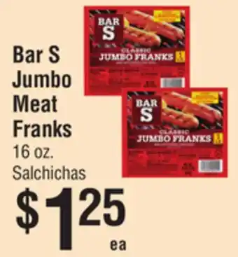 Smart & Final Bar S Jumbo Meat Franks offer