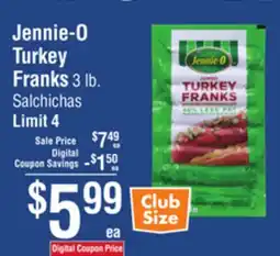 Smart & Final Jennie-O Turkey Franks offer