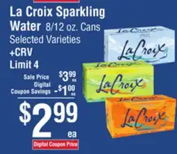 Smart & Final La Croix Sparkling Water offer