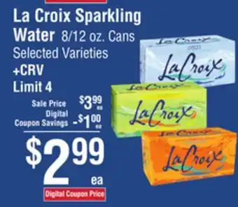 Smart & Final La Croix Sparkling Water offer