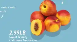 Fresh Thyme Sweet & Juicy California Nectarines offer