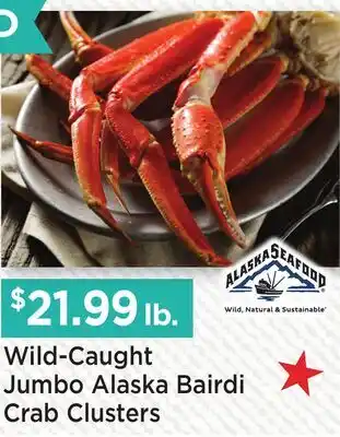 Heinen's Wild-Caught Jumbo Alaska Bairdi Crab Clusters offer