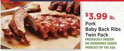 Heinen's Pork Baby Back Ribs Twin Pack offer