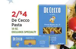 Heinen's De Cecco Pasta offer