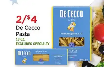 Heinen's De Cecco Pasta offer