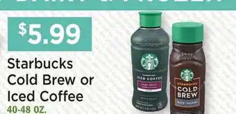 Heinen's Starbucks Cold Brew or Iced Coffee offer