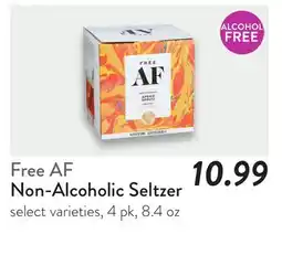 Fresh Thyme Free AF Non-Alcoholic Seltzer offer