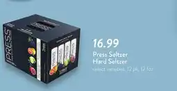 Fresh Thyme Press Seltzer Hard Seltzer offer