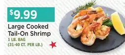 Heinen's Large Cooked Tail-On Shrimp offer