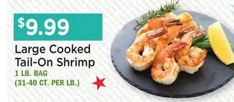 Heinen's Large Cooked Tail-On Shrimp offer