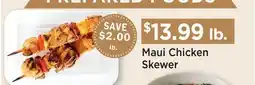 Heinen's Maui Chicken Skewer offer
