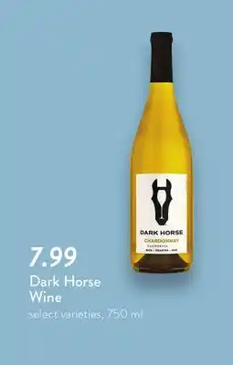 Fresh Thyme Dark Horse Wine offer