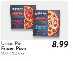 Fresh Thyme Urban Pie Frozen Pizza offer