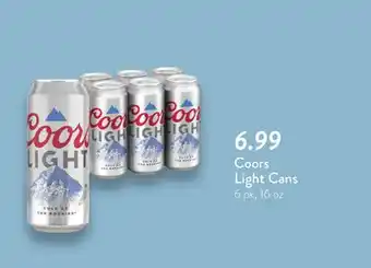 Fresh Thyme Coors Light Cans offer