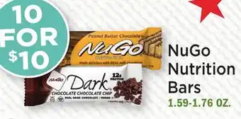 Heinen's NuGo Nutrition Bars offer