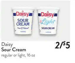 Fresh Thyme Daisy Sour Cream offer